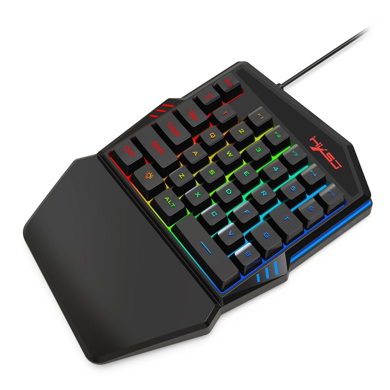 Gaming Keyboard Half - HXSJ V100 V100-2 35 anahtar oyun
