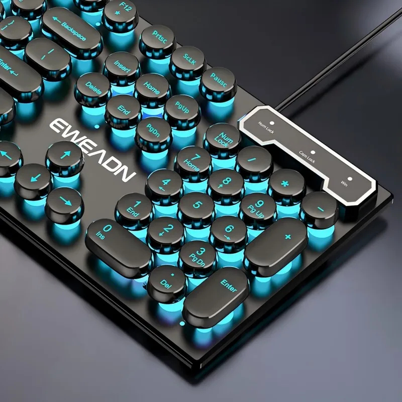 Gaming Keyboard Nearby - Retro Punk Mekanik Hissiyatlı Klavye Mouse