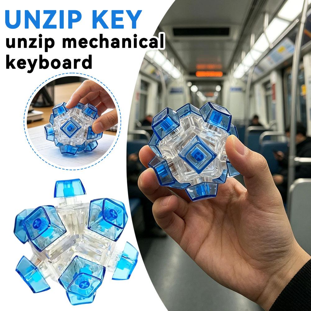 Mechanical Switch Tester - 12 Taraflı Yaratıcı Mekanik Düğme Fidget