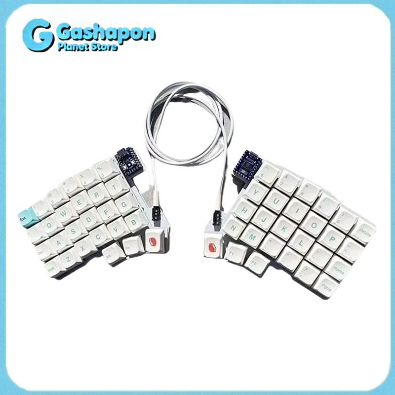 Gaming Keyboard Half - Silakka54 Ergonomik Bölünmüş Mekanik Klavye Değiştirilebilir