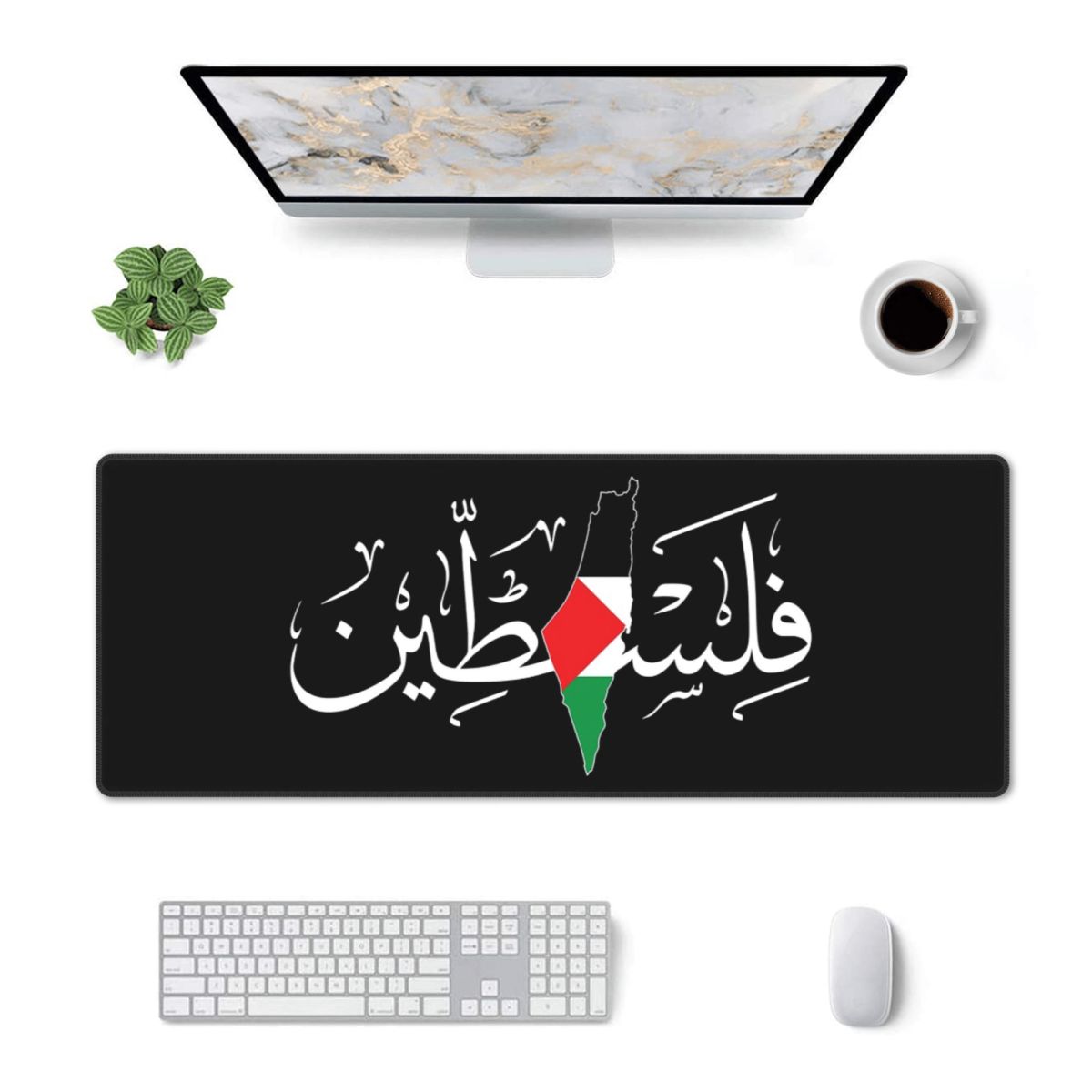 Gaming Keyboard Name - Büyük Boy Mouse Pad Filistin Arapça