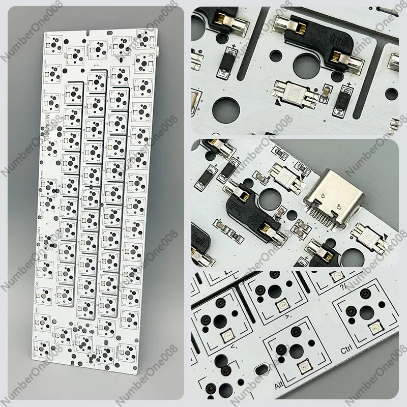 PCB Özel GH60 61 Tuşlu Mekanik - Hot Swap Pcb incelemesi ve fiyatı