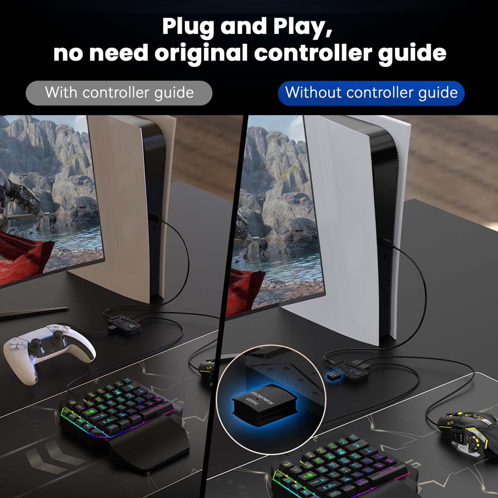 PS5 için oyun klavyesi fare ko - Gaming Keyboard Type C incelemesi ve fiyatı