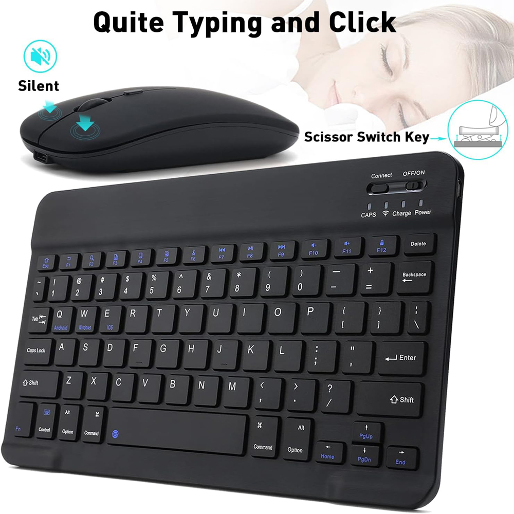 10 inç Kablosuz Bluetooth Mini - Gaming Keyboard Mouse Wireless incelemesi ve fiyatı