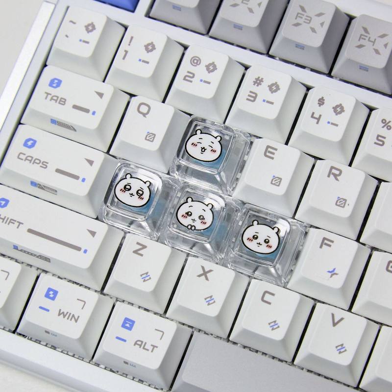 Chiikawa 4 Adet El Yapımı Şeff - Gaming Keyboard Affordable incelemesi ve fiyatı