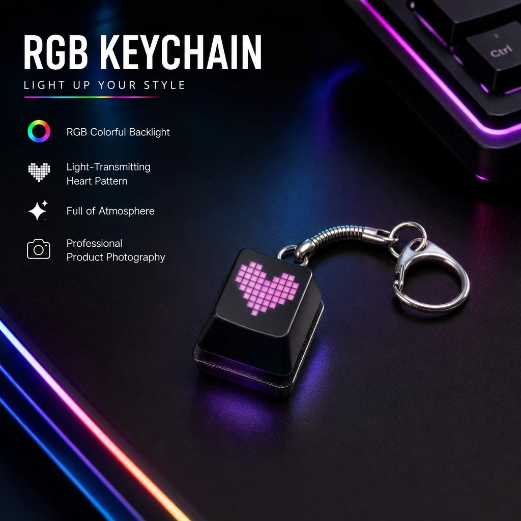 Mini RGB Klavye Anahtarlık Str - Mechanical Switch Tester incelemesi ve fiyatı