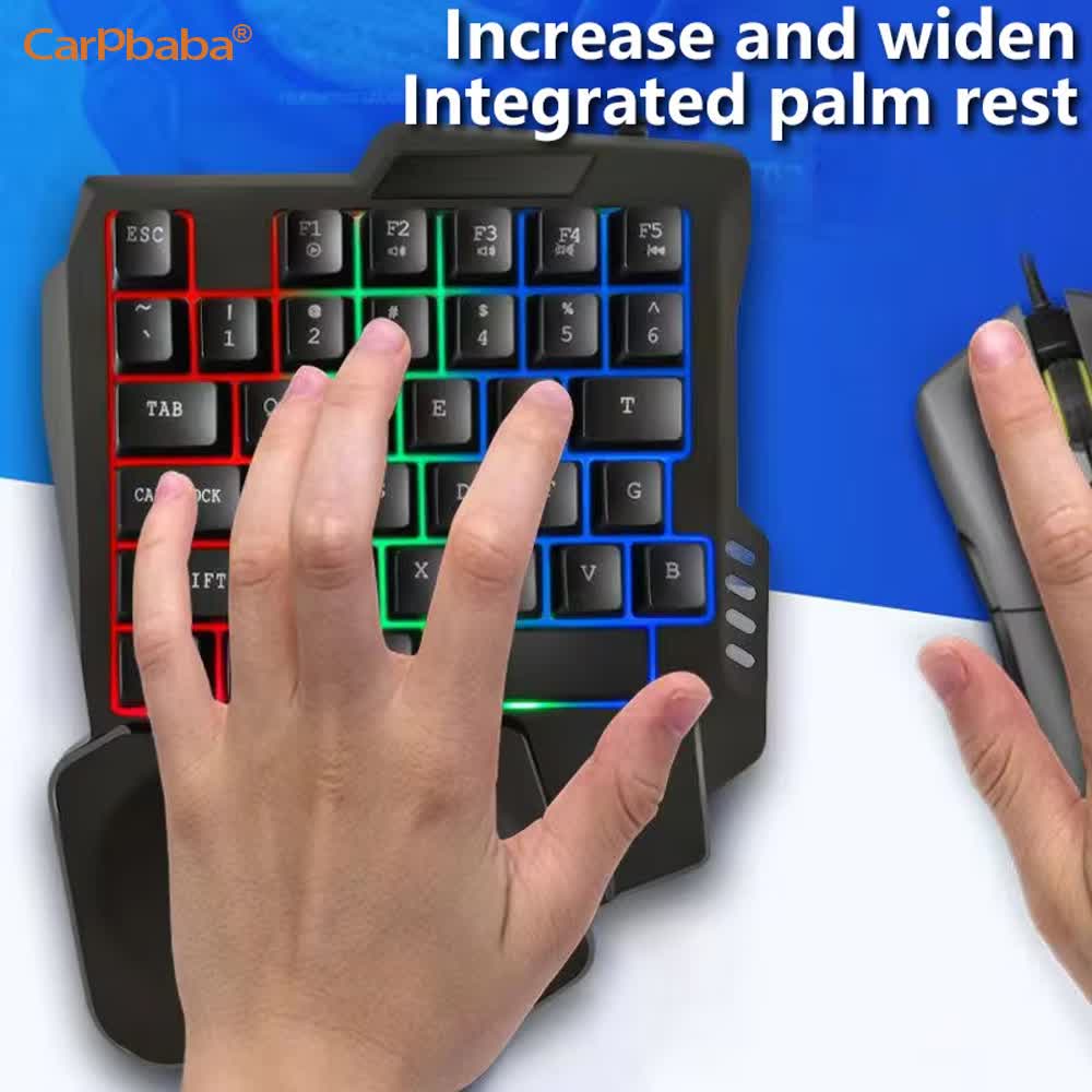 USB Tek El Oyun Kiti Kompakt M - Gaming Keyboard 1 Hand incelemesi ve fiyatı