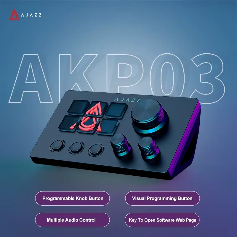 Ajazz AKP03E/153E Masaüstü Yar - Gaming Keyboard 1 Hand incelemesi ve fiyatı