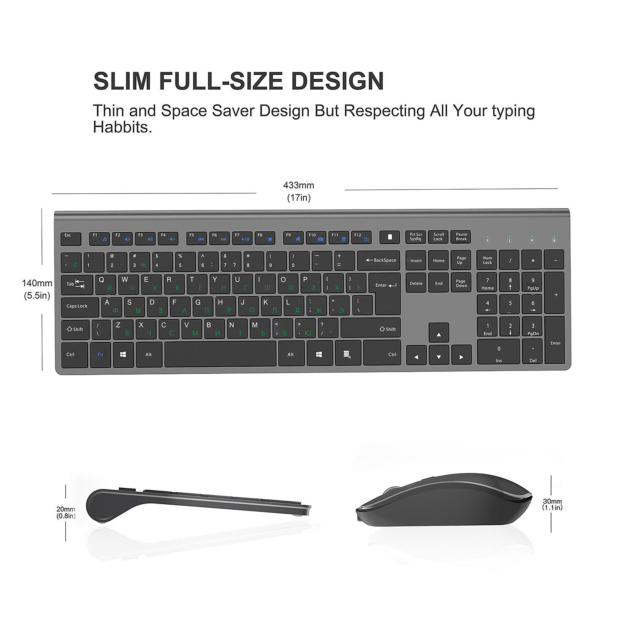 2.4G Şarj Edilebilir Kablosuz  - Gaming Keyboard Mouse Wireless incelemesi ve fiyatı