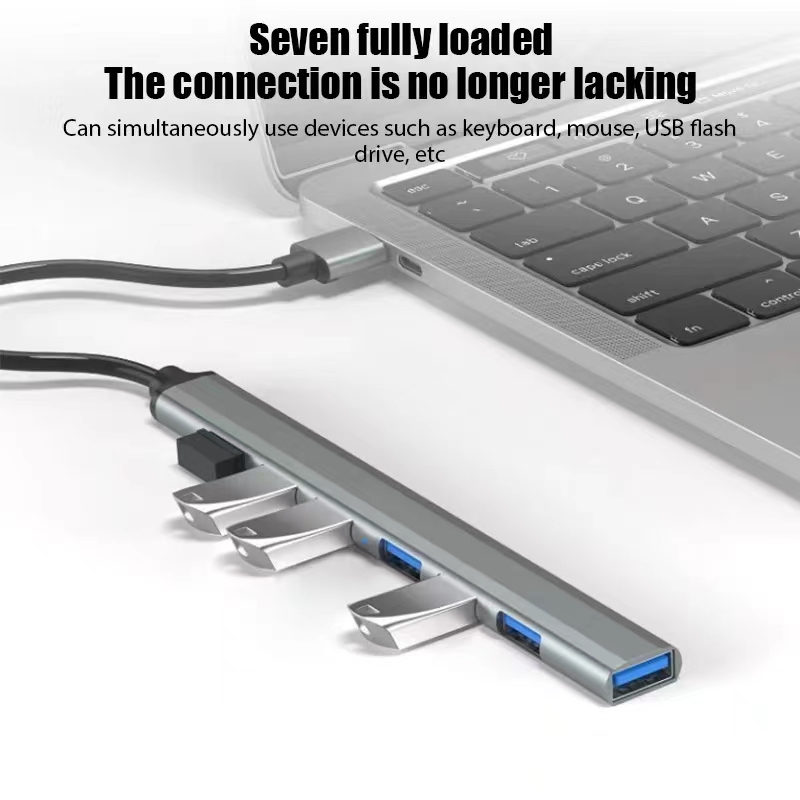 7 Portlu USB 3.0 Tip C HUB Gen - Gaming Keyboard Type C incelemesi ve fiyatı