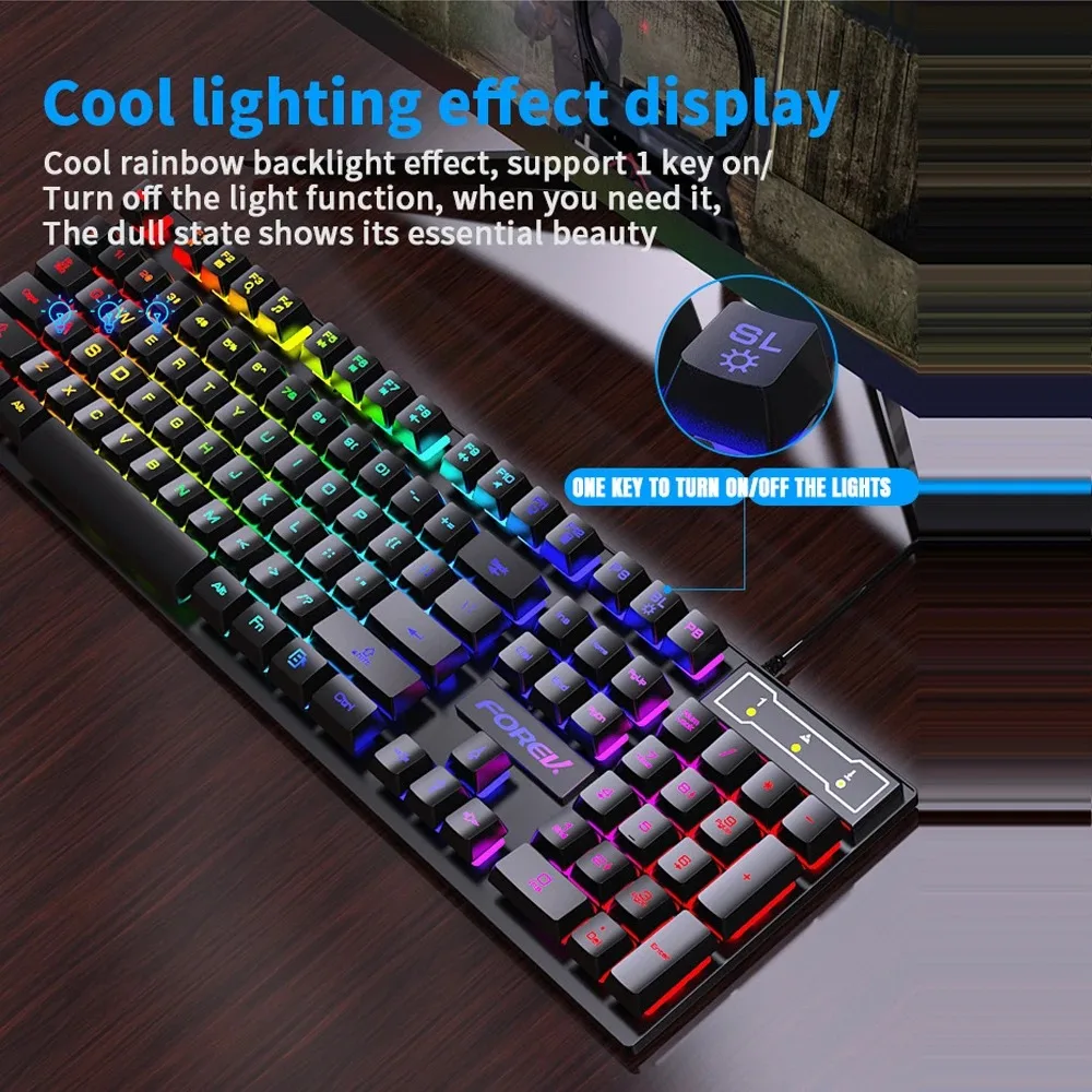 104 Tuşlu Arkadan Aydınlatmalı - Gaming Keyboard Half incelemesi ve fiyatı