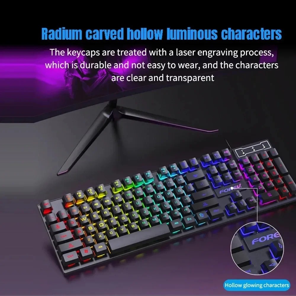 Kebidumei 104 Tuşlu, Arka Aydı - Gaming Keyboard Half incelemesi ve fiyatı