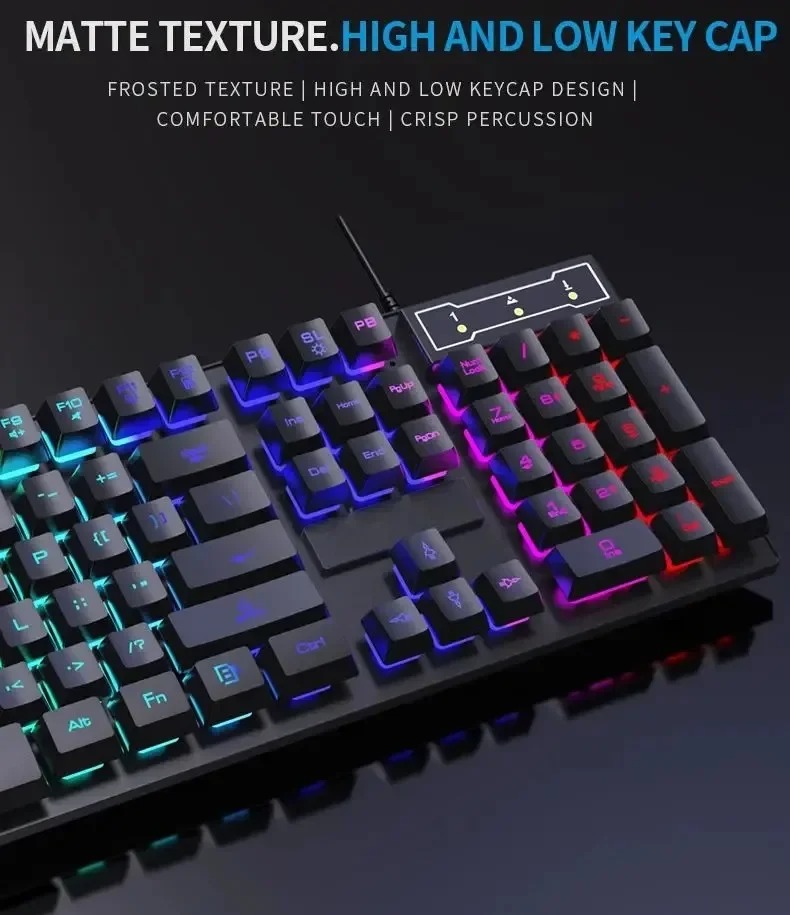 Kebidumei 104 Tuşlu, Arka Aydı - Gaming Keyboard Half incelemesi ve fiyatı